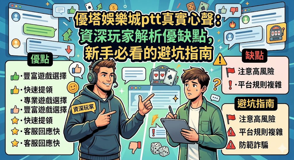 優塔娛樂城ptt真實心聲：資深玩家解析優缺點，新手必看的避坑指南
